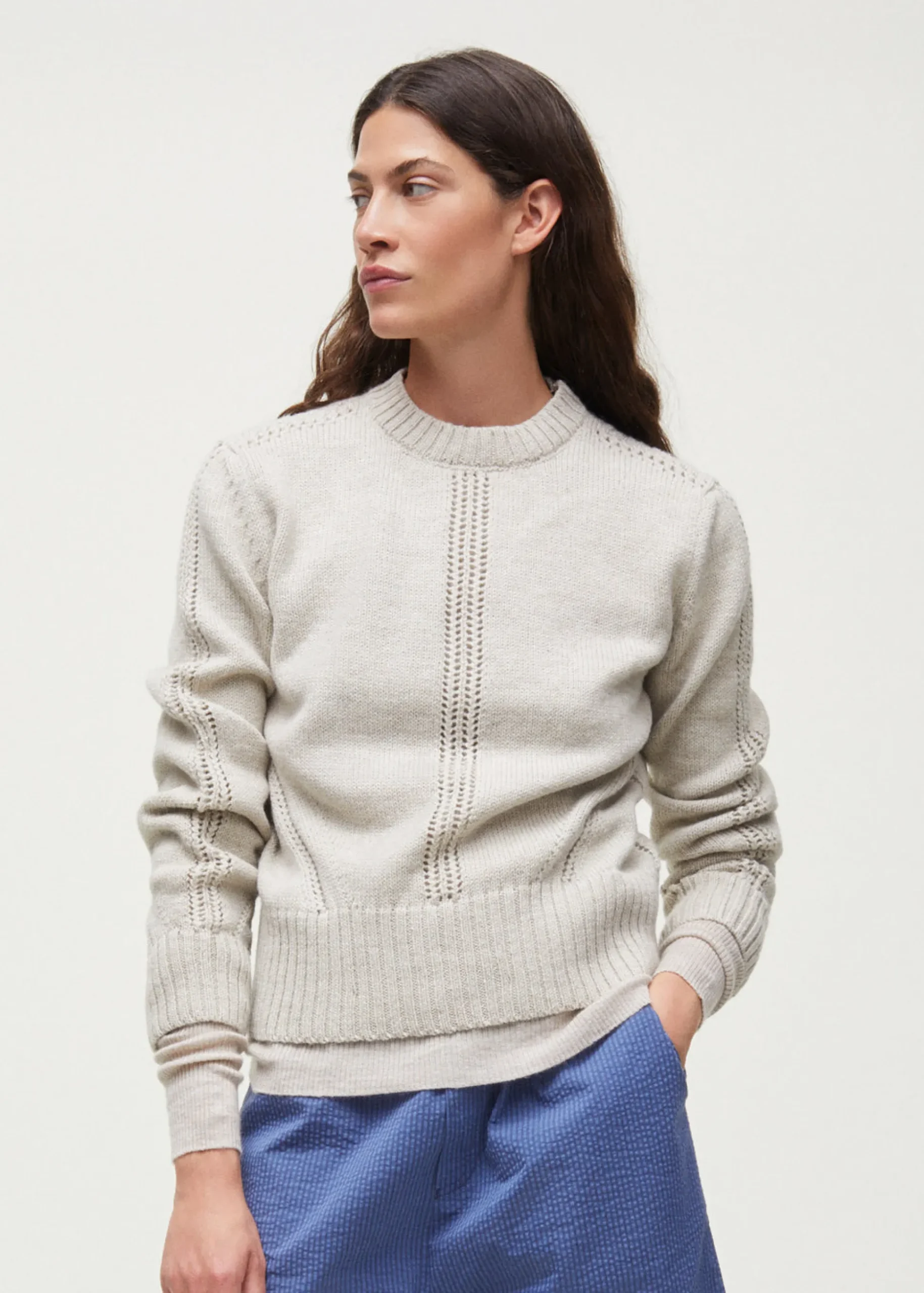 Clio llama wool sweater