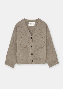 Cora dot wool cardigan