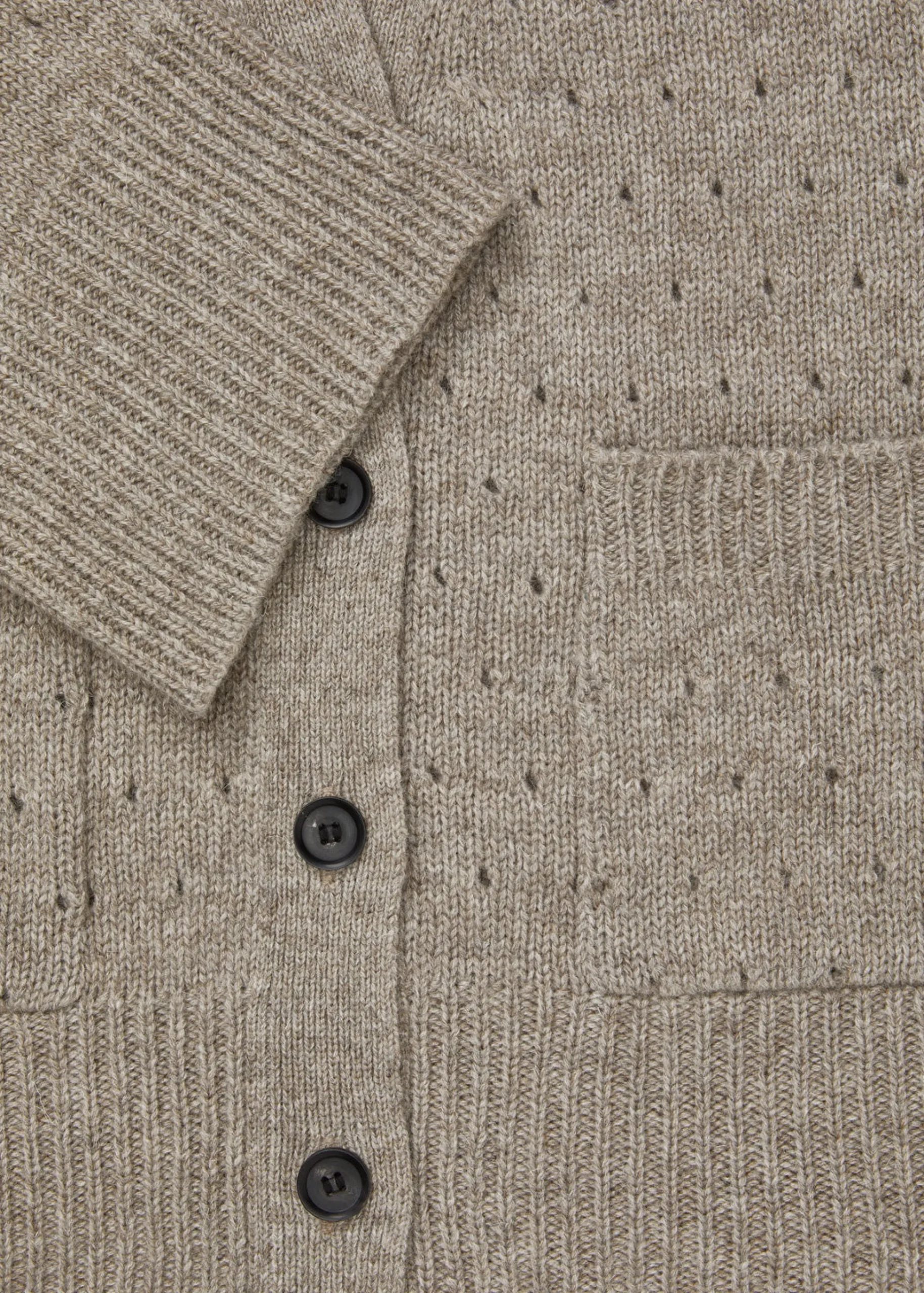 Cora dot wool cardigan