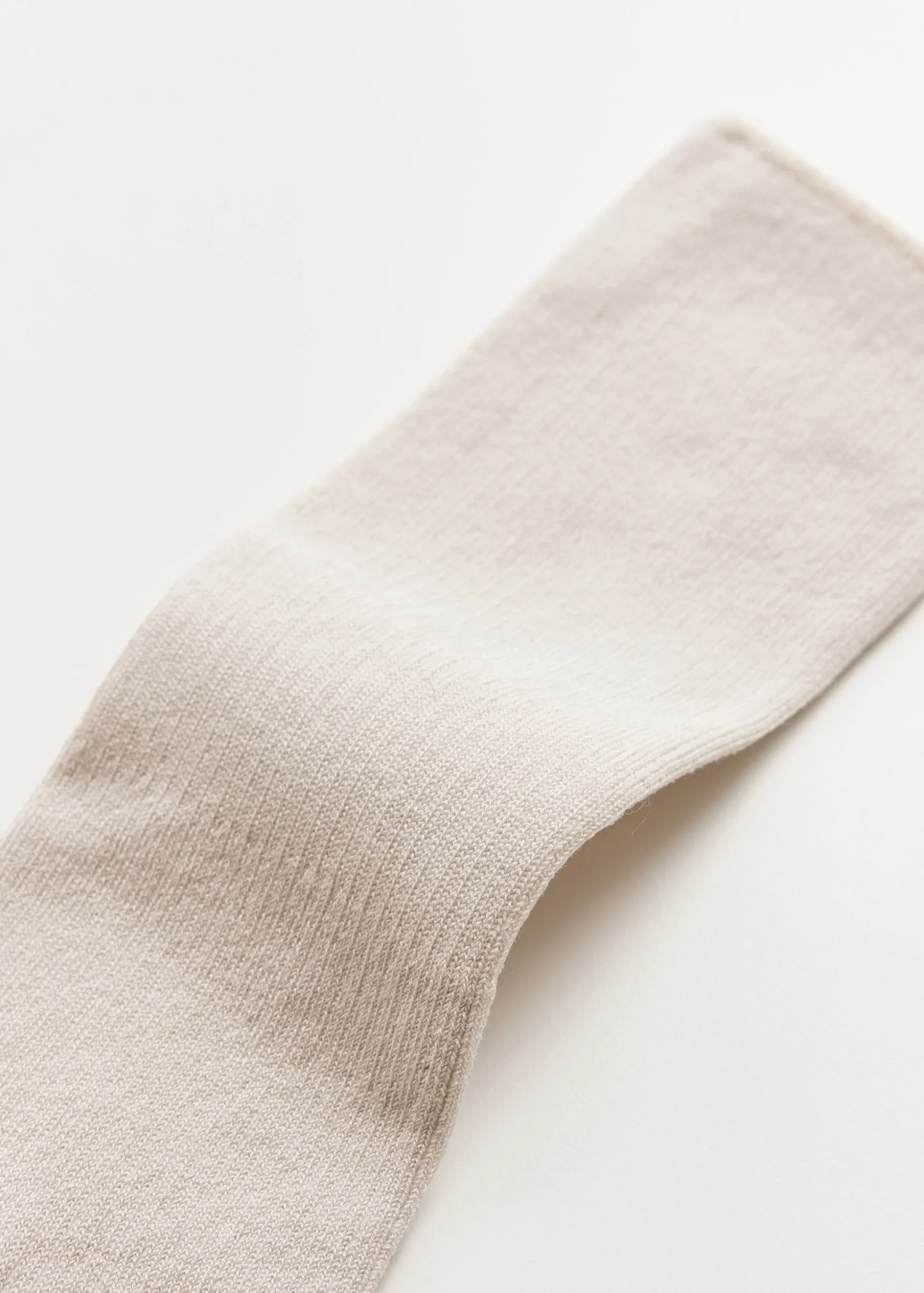 Cotton rib socks