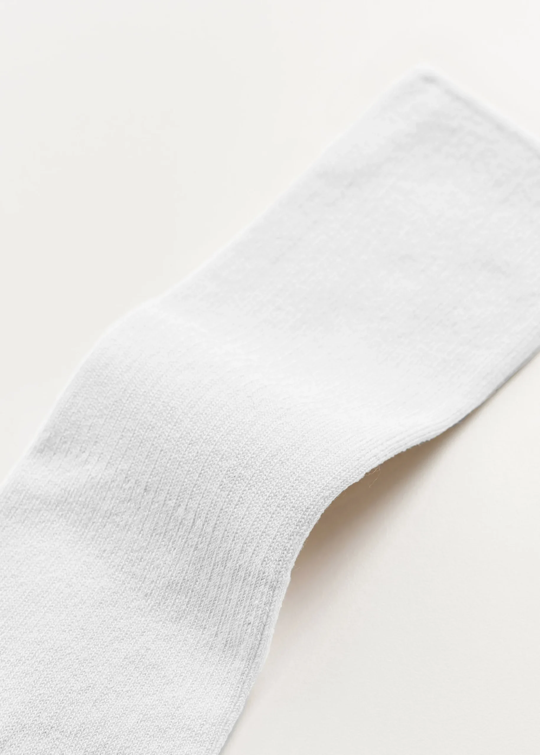 Cotton rib socks