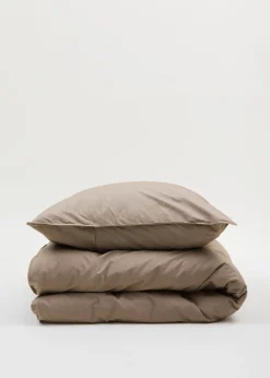 Duvet set & pillow case - cocoa