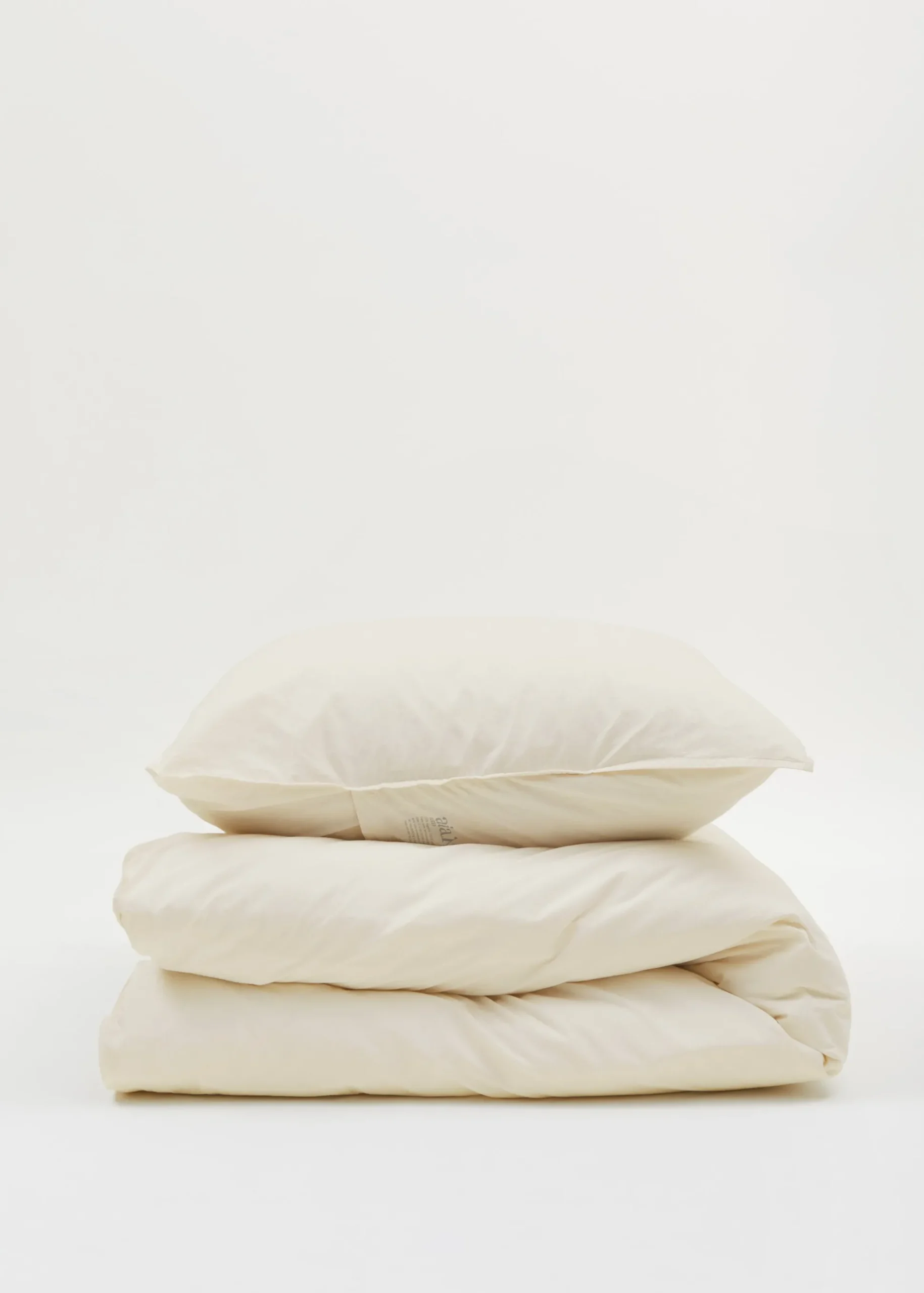 Duvet set & pillow case - pure ecru