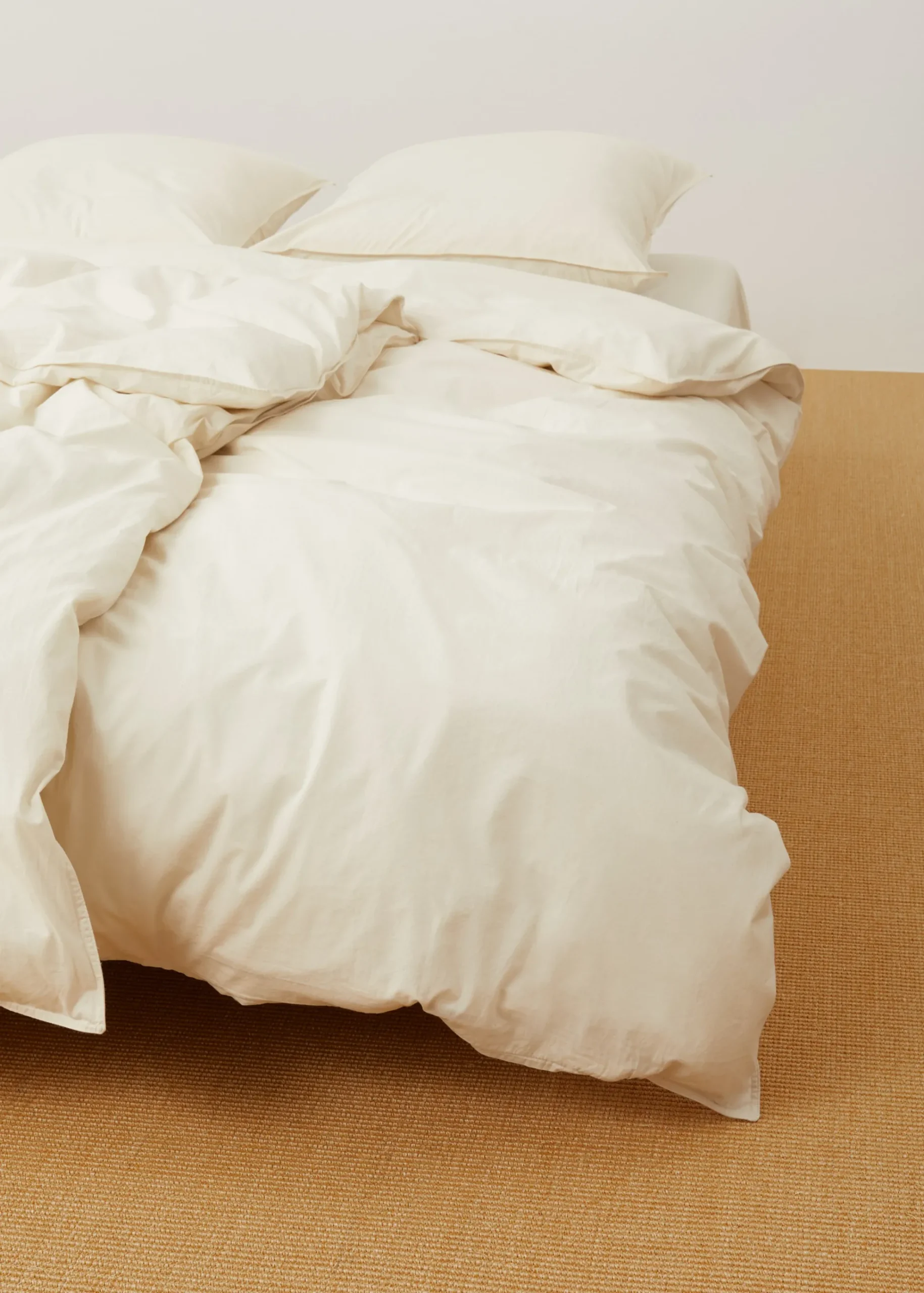 Duvet set & pillow case - pure ecru