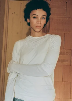 Gentle cashmere long sleeve