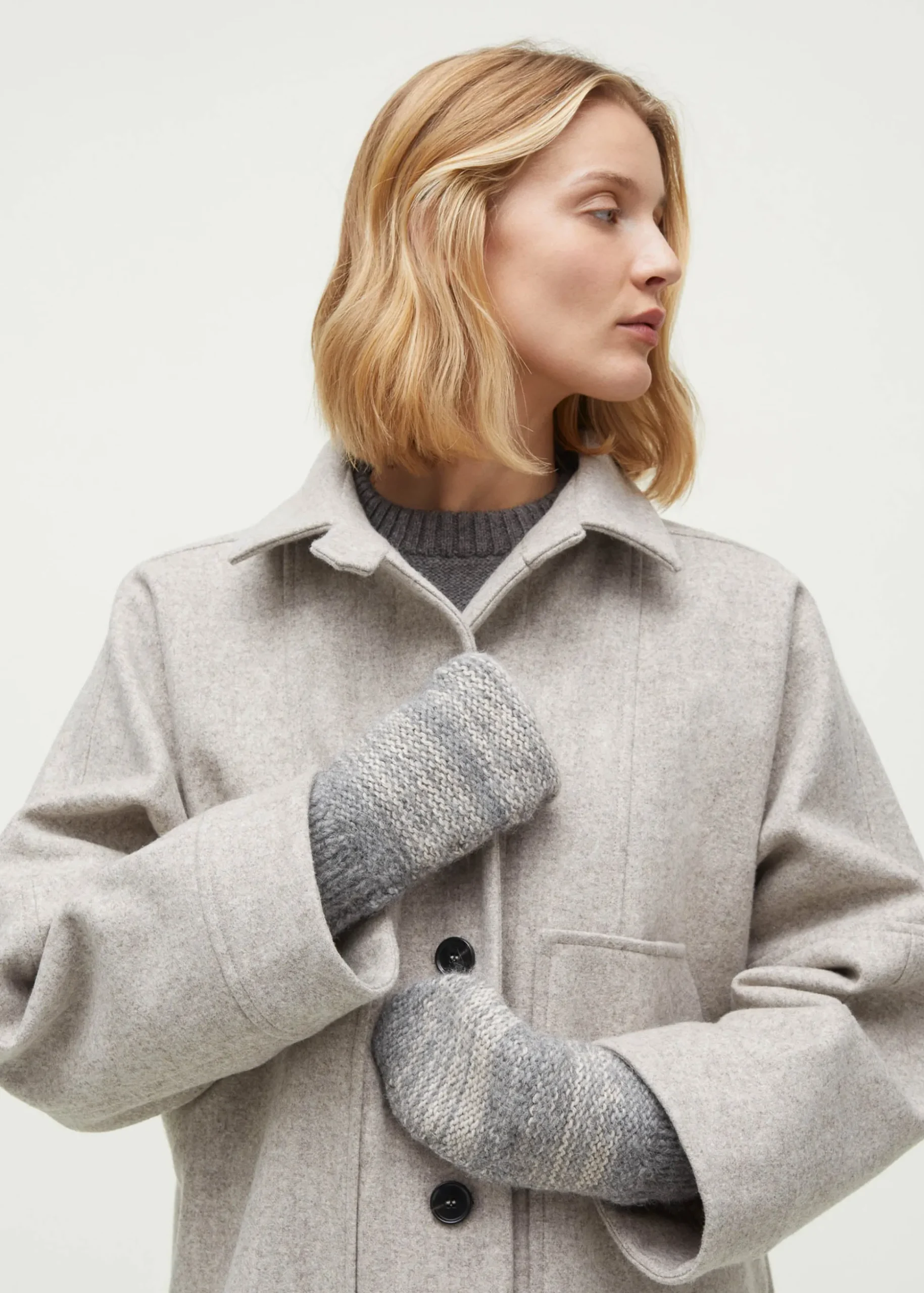 Halvor wool mittens