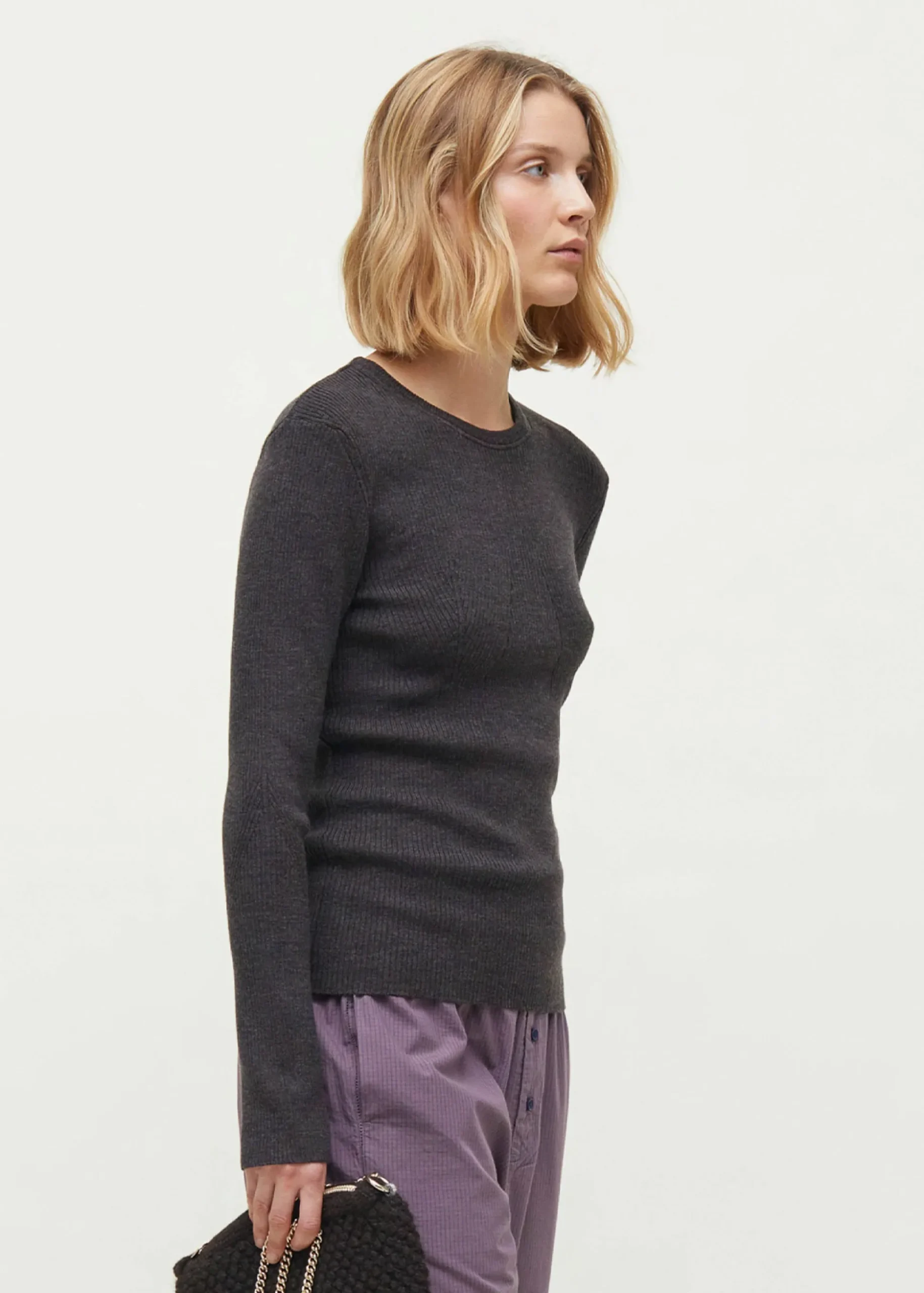 Ily merino wool blouse