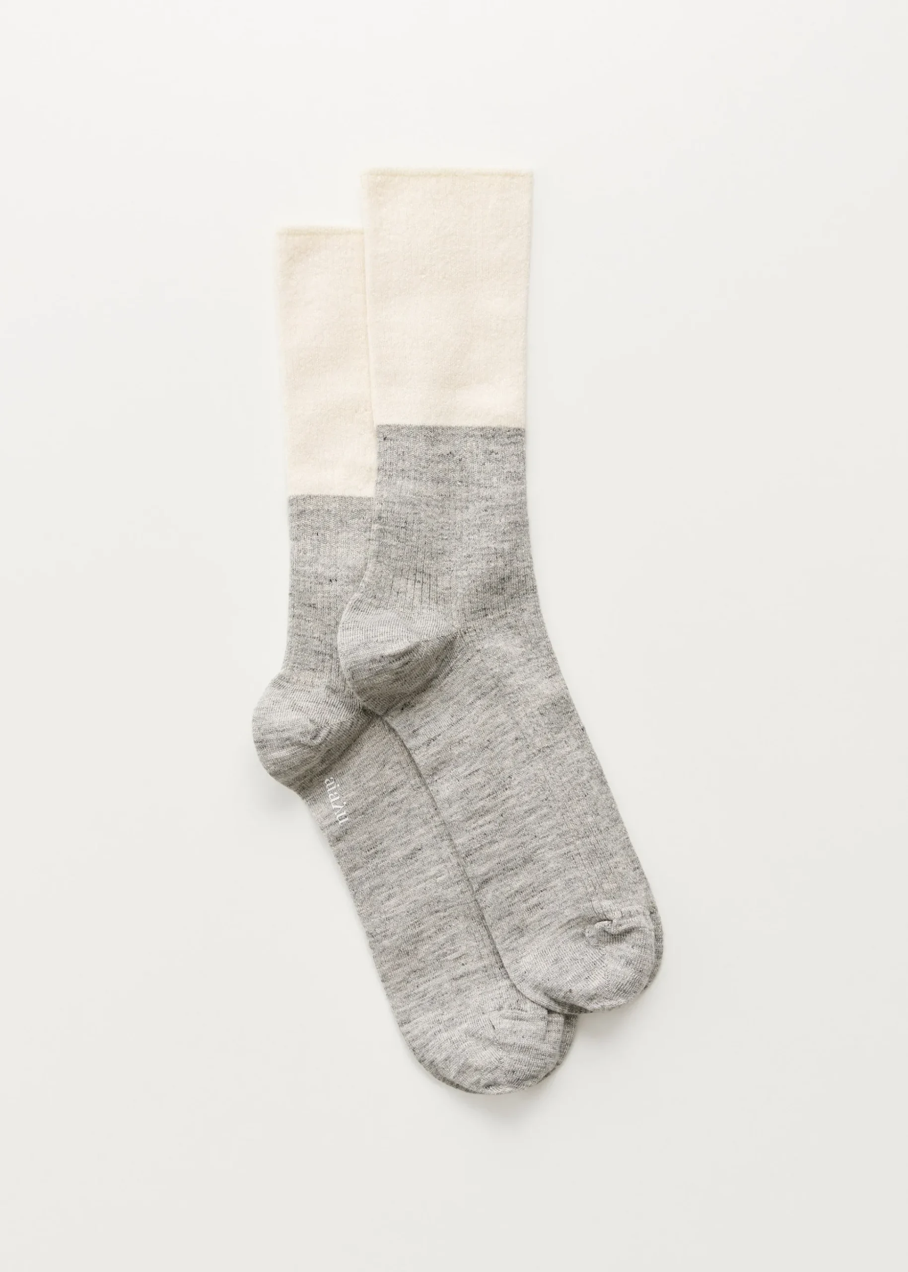 Linen rib socks