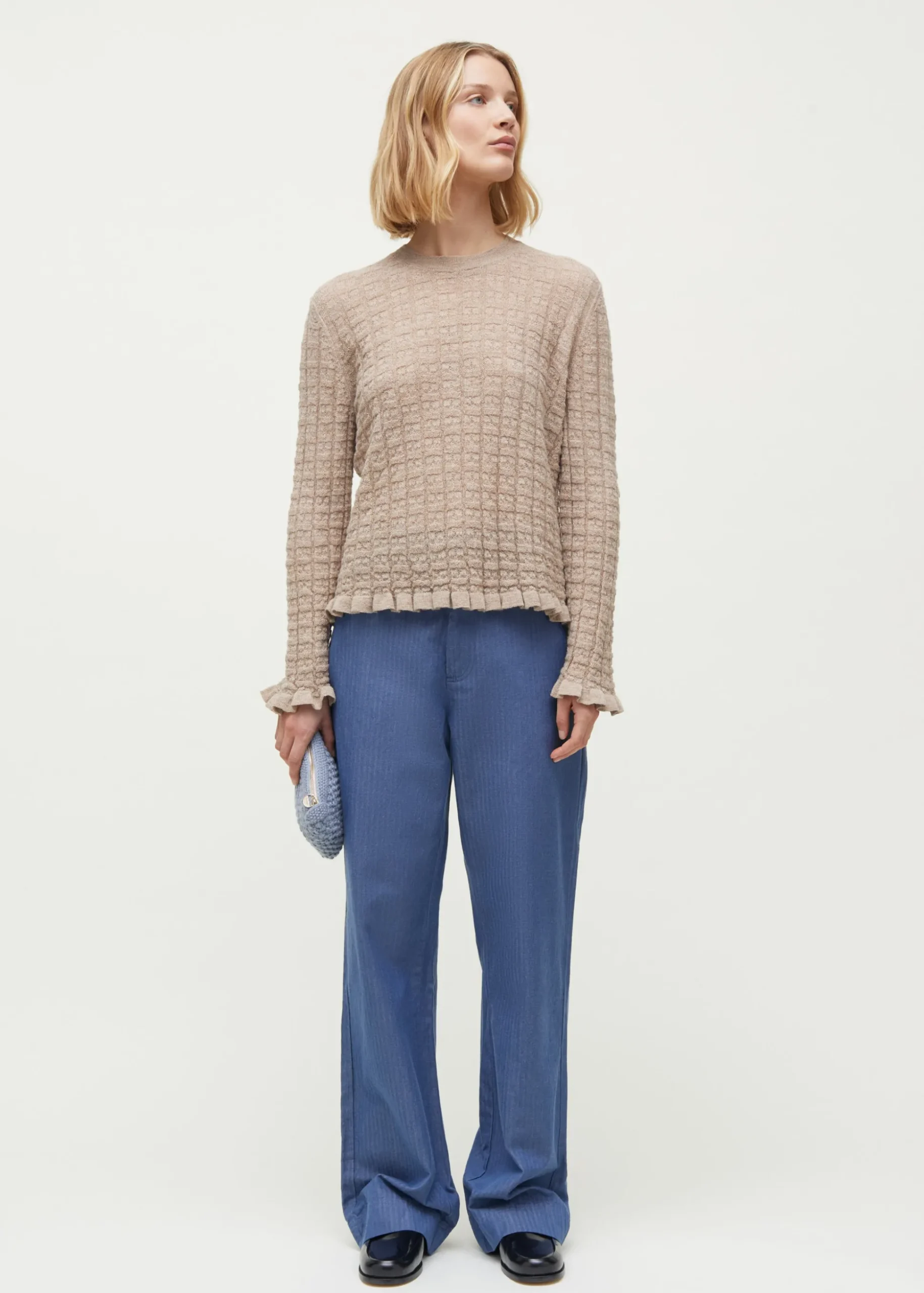 Mirja llama wool blouse