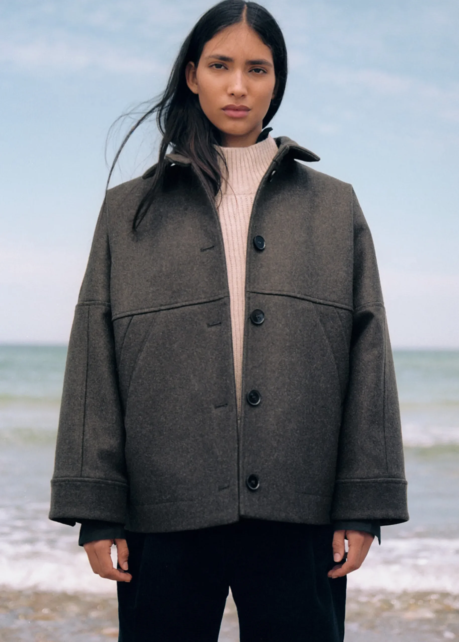 Moa jacket - loden wool