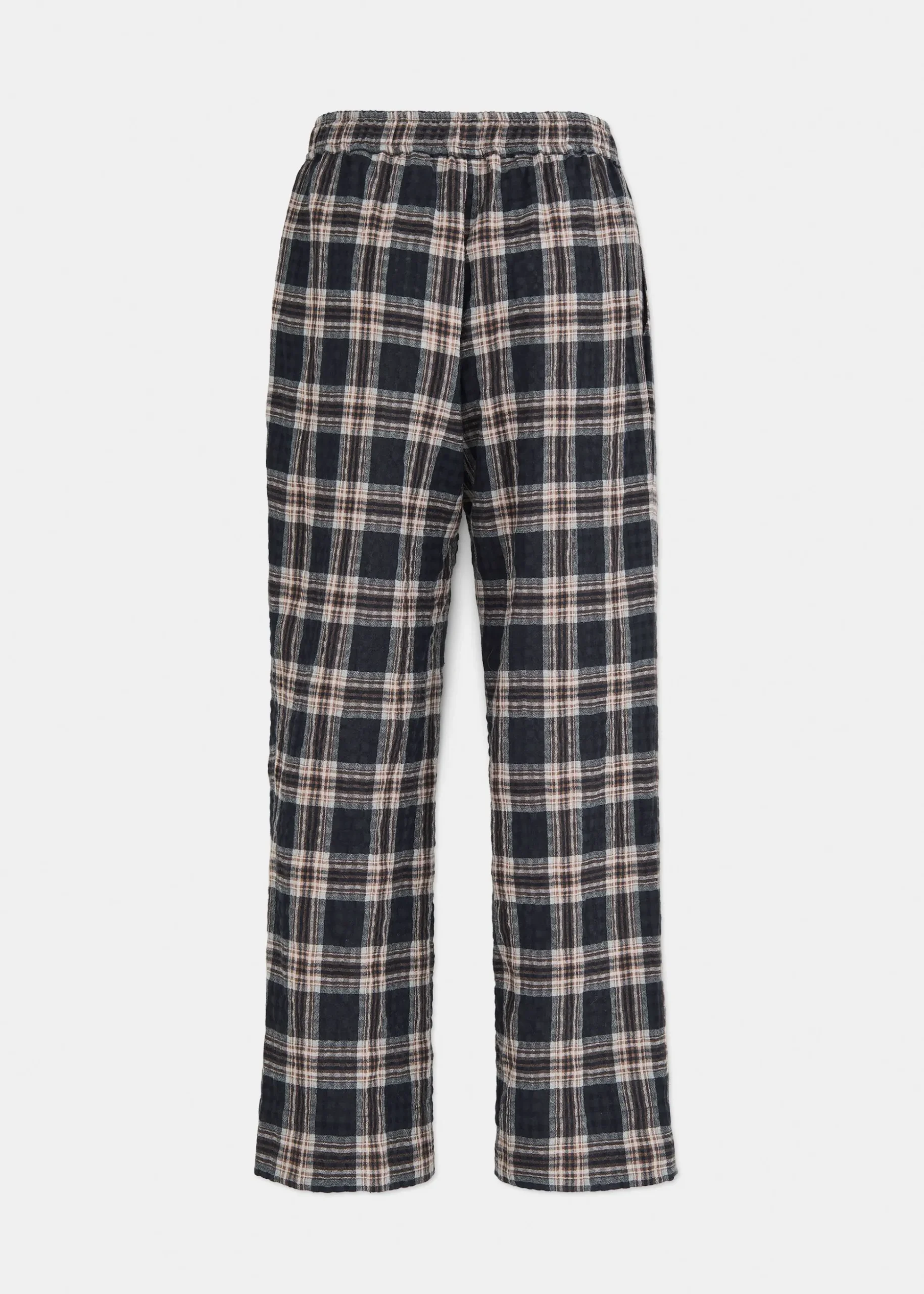 My pant checked wool