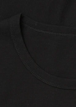 Rib long sleeve tee