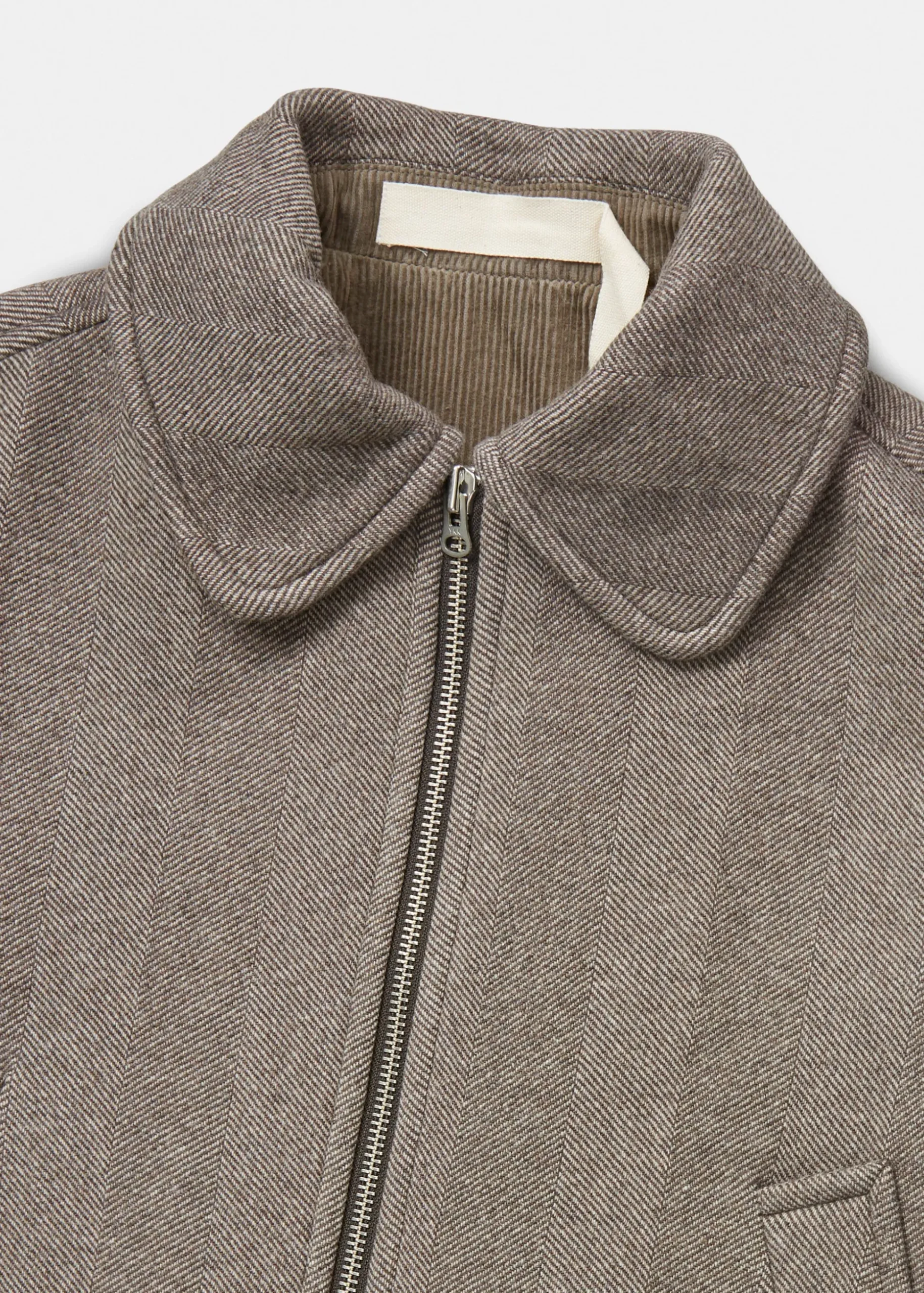 Short wool jacket