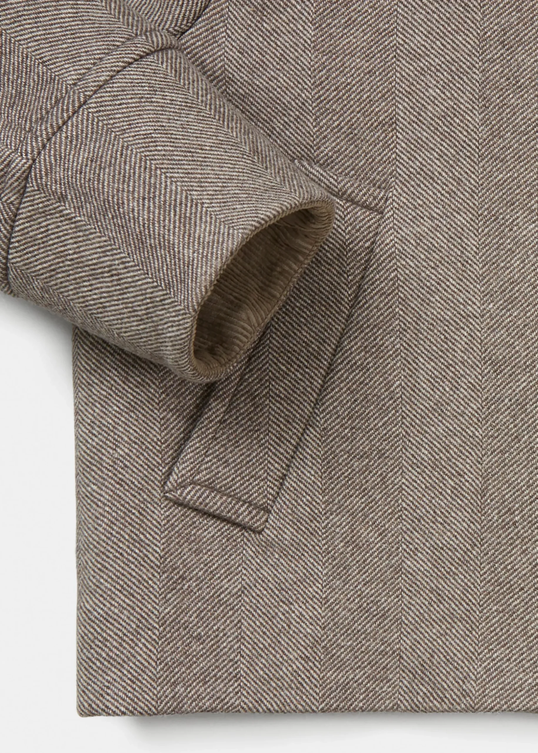 Short wool jacket