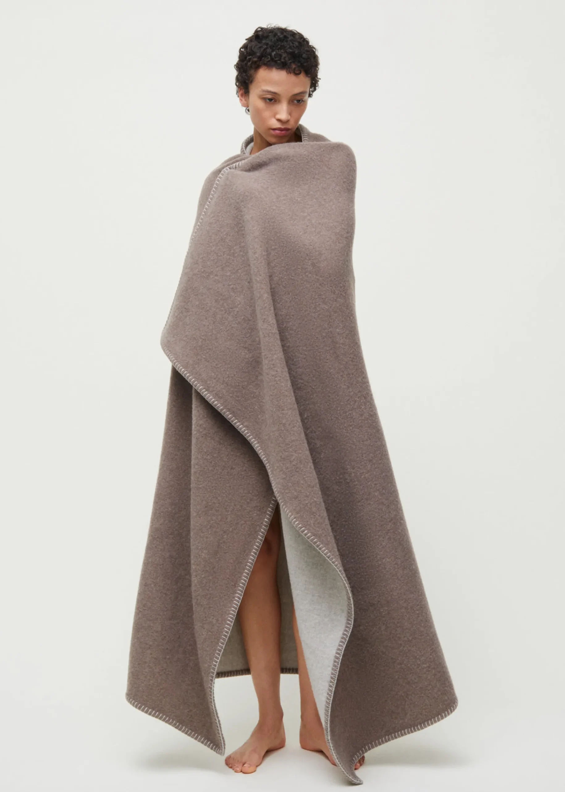 Veda recycled wool throw
