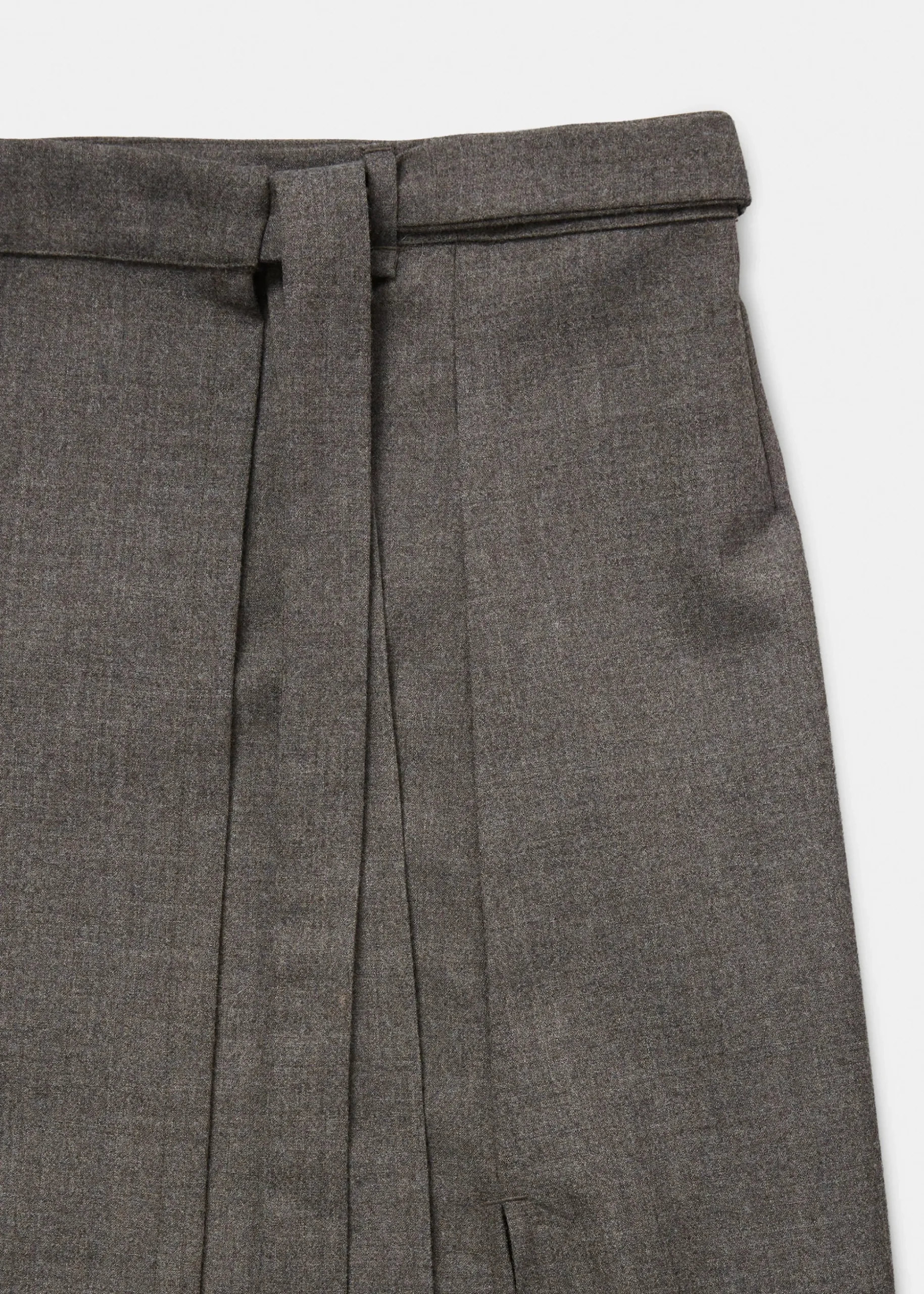 Wrap skirt fine wool